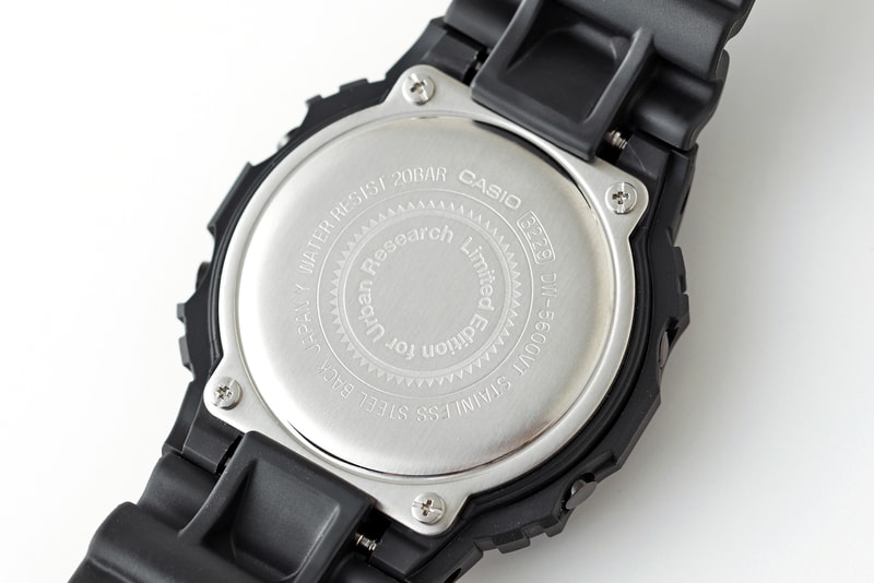 CASIO x URBAN RESEARCH DW-5600 will be released in Taipei on 30 November
