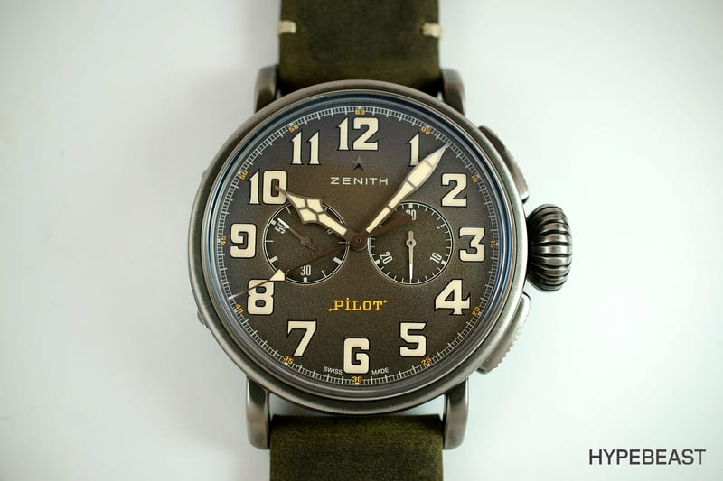 近賞 Zenith Heritage Pilot Ton-Up 計時腕錶
