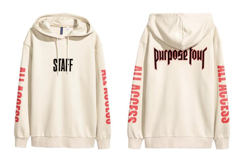 H&M x Justin Bieber《Purpose Tour》限量版服飾