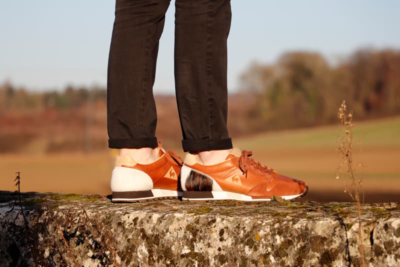 le coq sportif collaborates with Starcow for their new sneaker OMEGA