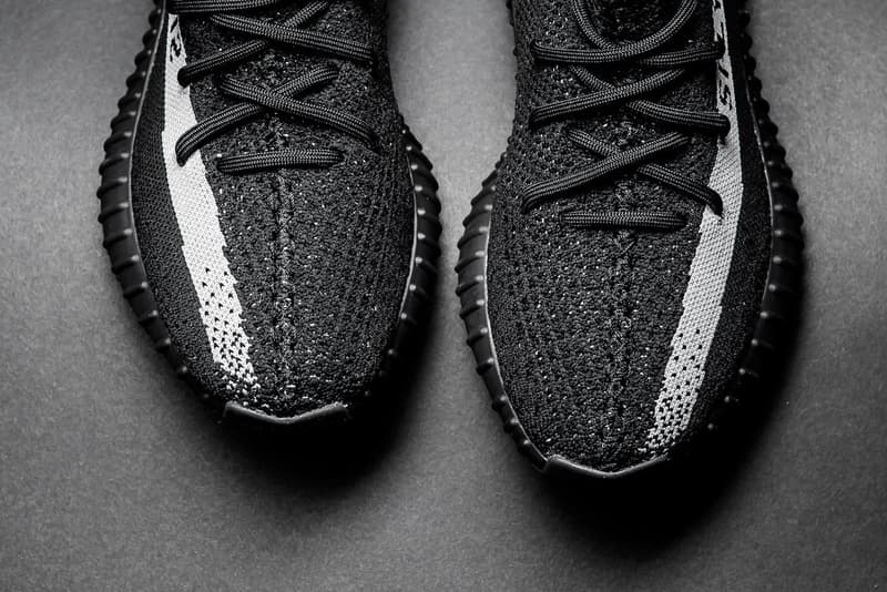 adidas Originals YEEZY BOOST 350 V2 Black/White Closer Look