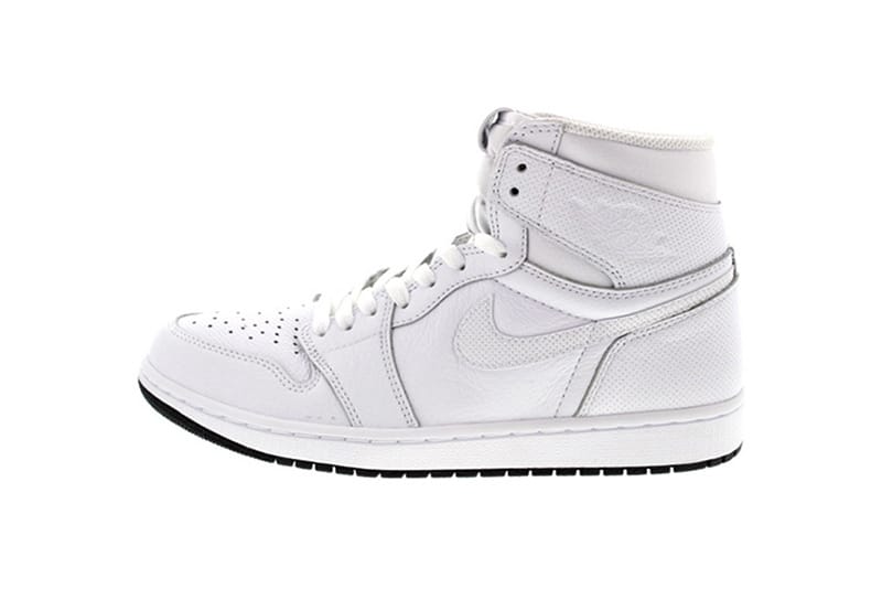 air jordan 1 retro high og perforated white