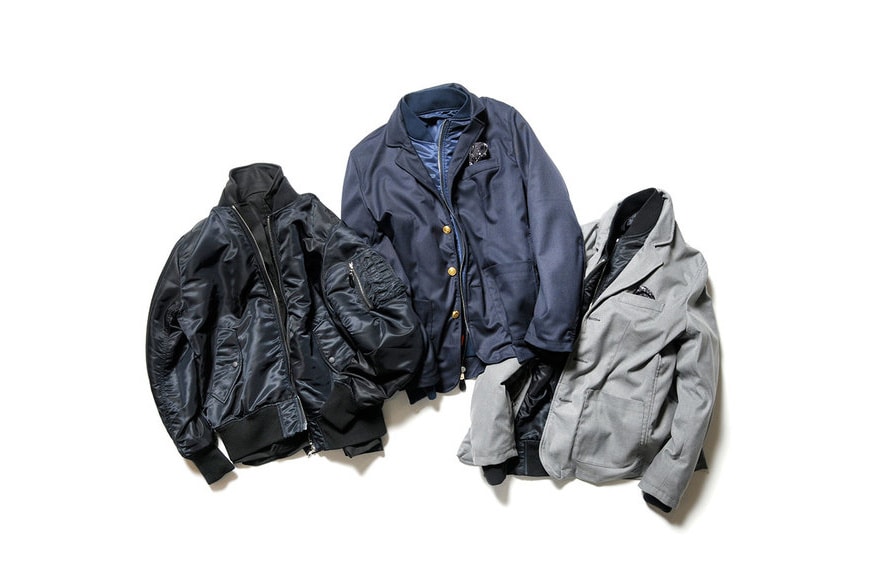 HANKYU MEN'S uniform experiment Reversible Outerwear