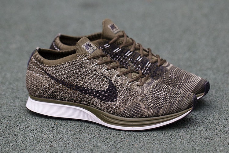 近賞 Nike Flyknit Racer 全新配色設計「Rough Green」