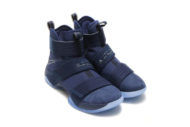 Nike LeBron Soldier 10 "Midnight Navy" Suede Toe