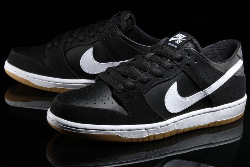 nike sb dunk low pro black gum