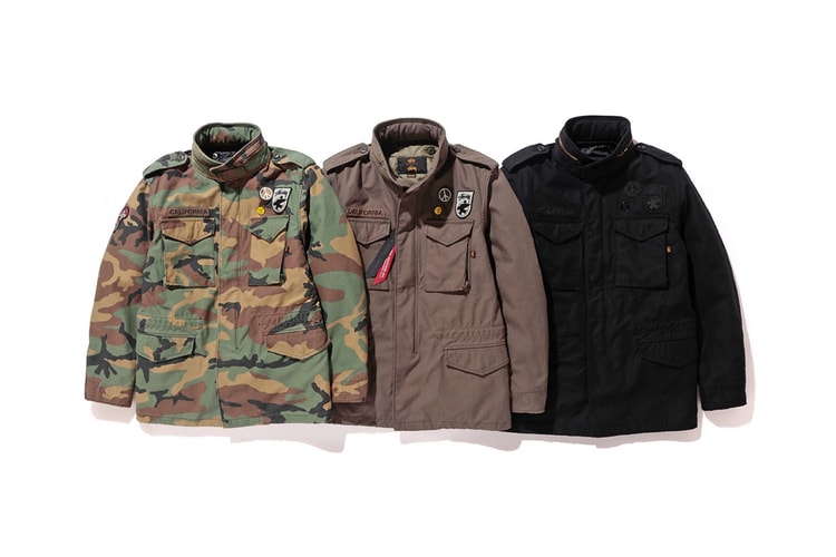 Stussy x Alpha Industries 別注軍事外套