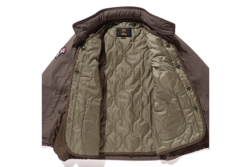 Stussy x Alpha Industries 別注軍事外套