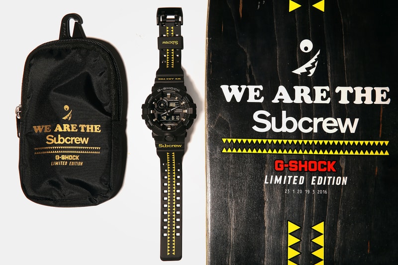 Subcrew x Casio 聯合發佈粗獷強韌 GA-700