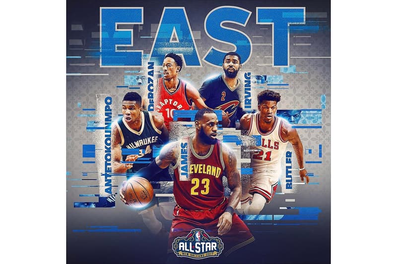 2017 NBA All-Star Starting Lineup