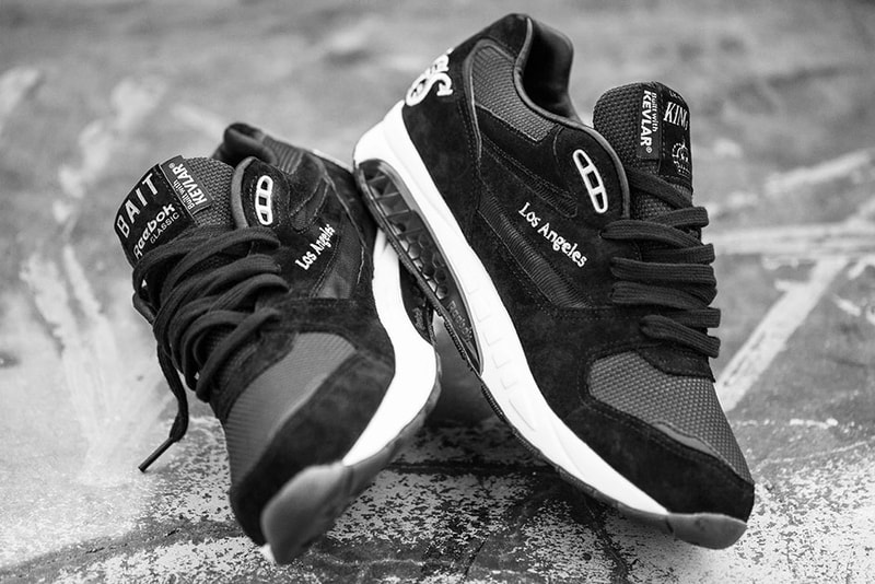 黑中亮銀 - BAIT x LA KINGS x REEBOK VENTILATOR SUPREME 三結集