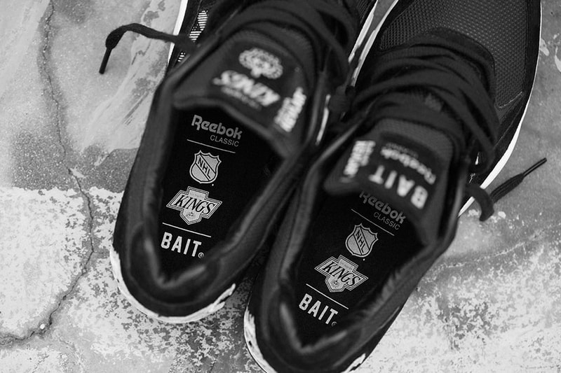 黑中亮銀 - BAIT x LA KINGS x REEBOK VENTILATOR SUPREME 三結集
