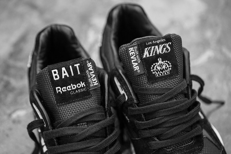 黑中亮銀 - BAIT x LA KINGS x REEBOK VENTILATOR SUPREME 三結集