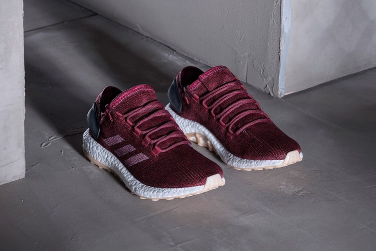 adidas PureBOOST 2.0 全新配色設計「Burgundy」