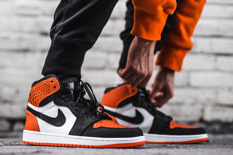 The Shoe Surgeon 打造蟒蛇皮版 Air Jordan 1 High「Shattered Backboard」客製鞋款