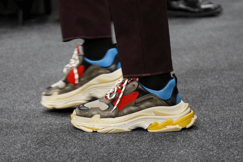 Balenciaga 2017 Fall/Winter Triple-S Sneakers Closer Look