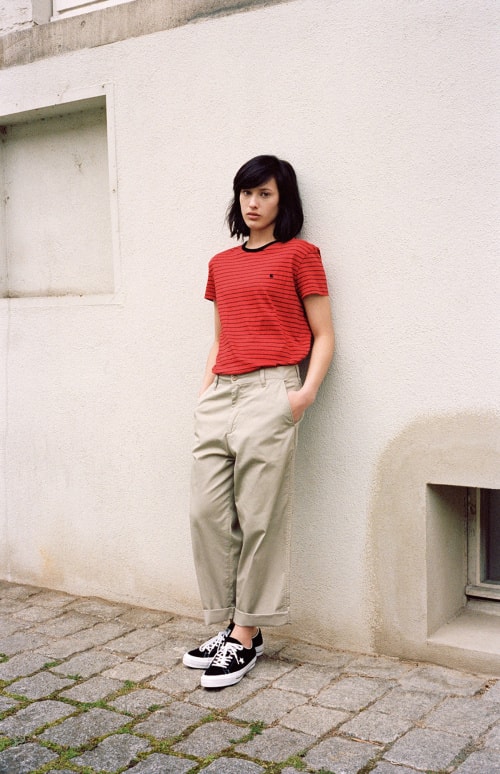 女生工裝造型示範－Carhartt WIP 2017 春夏系列 Lookbook