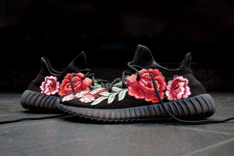 FRE Customs 打造 YEEZY BOOST 350 v2 定製配色「Flowerbomb」