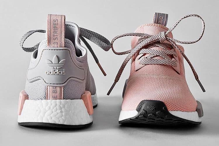 Offspring Exclusive adidas Originals NMD R1 Grey & Pink