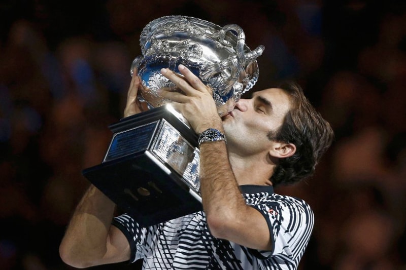 陪伴 Roger Federer 拿下職業生涯第 18 個大滿貫獎杯之時計是？！