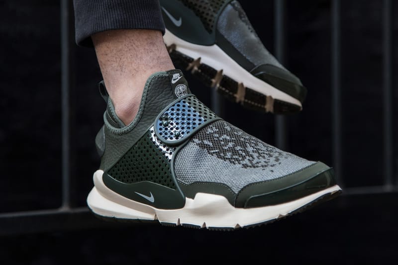 nike sock dart mid stone island