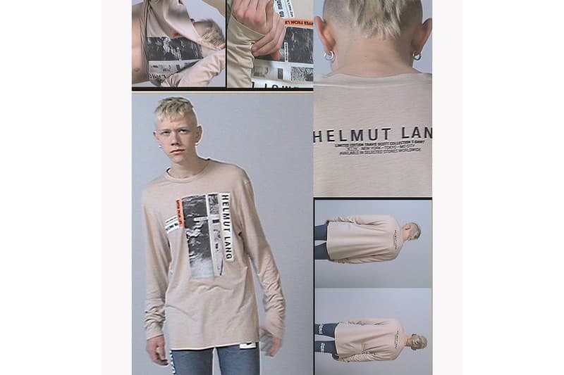 Travis Scott x Helmut Lang Collection