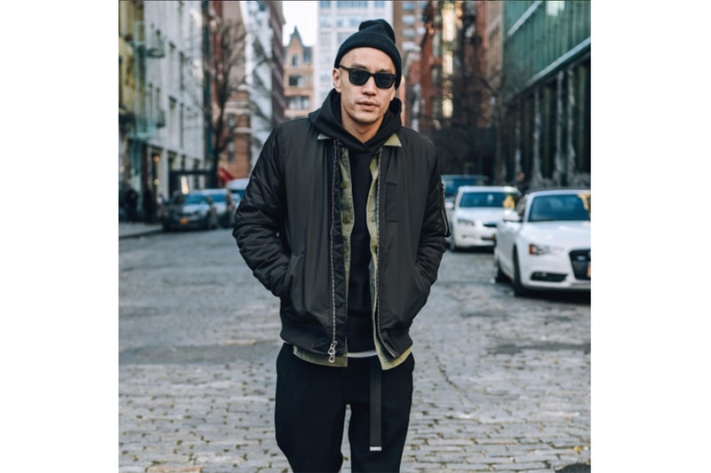 Eugene Tong 穿上 Abercrombie & Fitch 拍攝造型照
