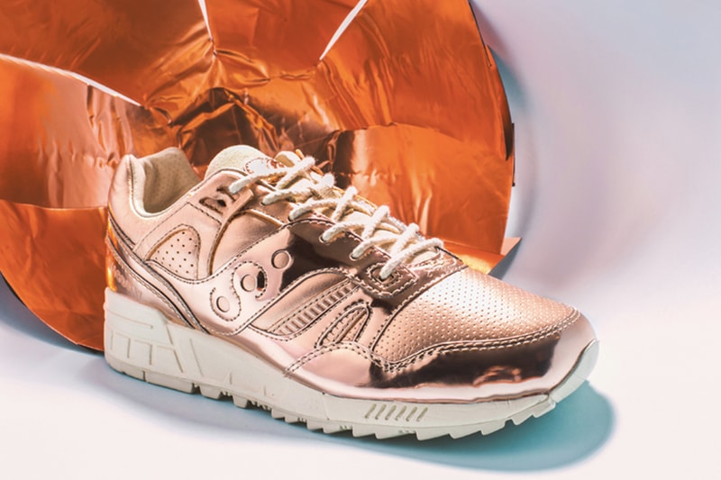Saucony Grid SD「Ether」玫瑰金色華麗登場