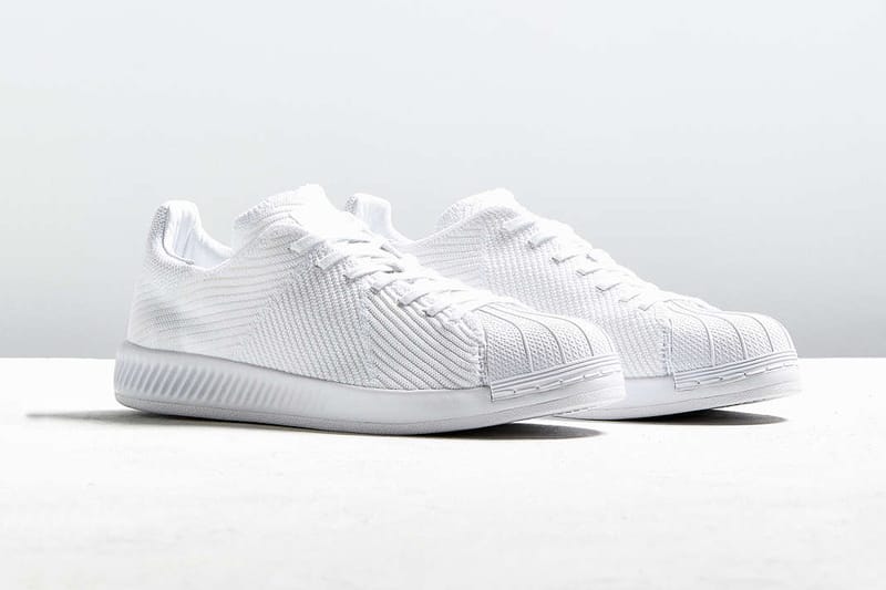 近賞 adidas Originals Superstar Bounce Primeknit 全白配色設計