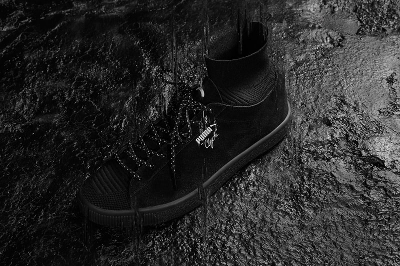 Black Rainbow PUMA Clyde Sock