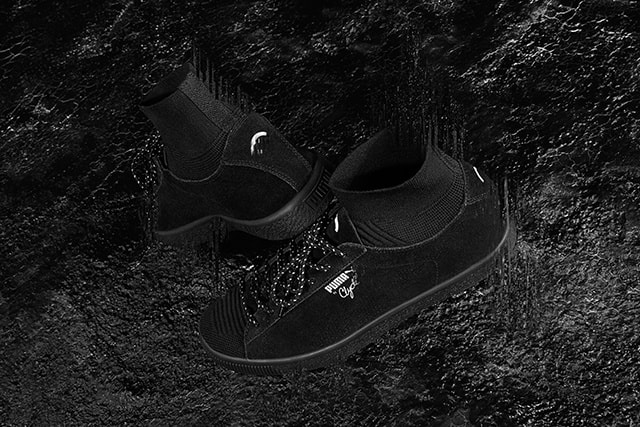 Black Rainbow PUMA Clyde Sock
