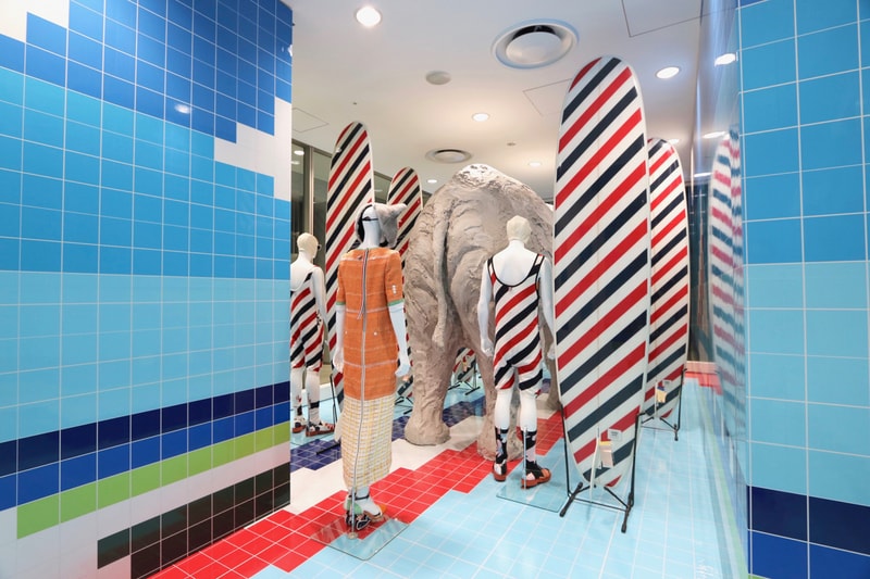 走進 DOVER STREET MARKET GINZA「THOM BROWNE SURF SHOP」藝術裝置現蹤
