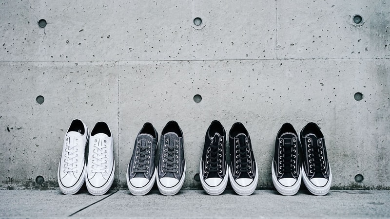 fragment design x Converse 全新聯名系列「Tuxedo Pack」形象照 by INVINCIBLE