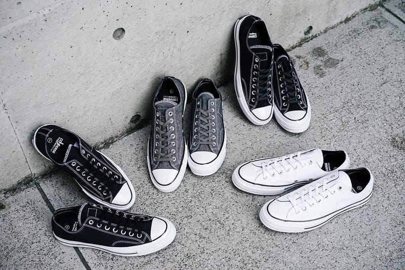 fragment design x Converse 全新聯名系列「Tuxedo Pack」形象照 by INVINCIBLE