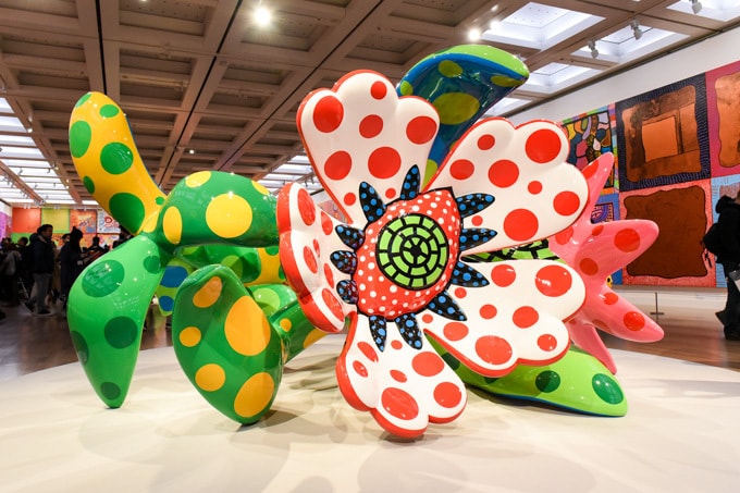 率先走進「草間彌生 我們永遠的靈魂」展覽現場