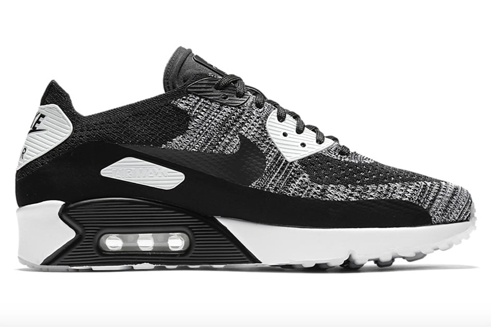 Nike Air Max 90 Ultra 2.0 Flyknit Black and White