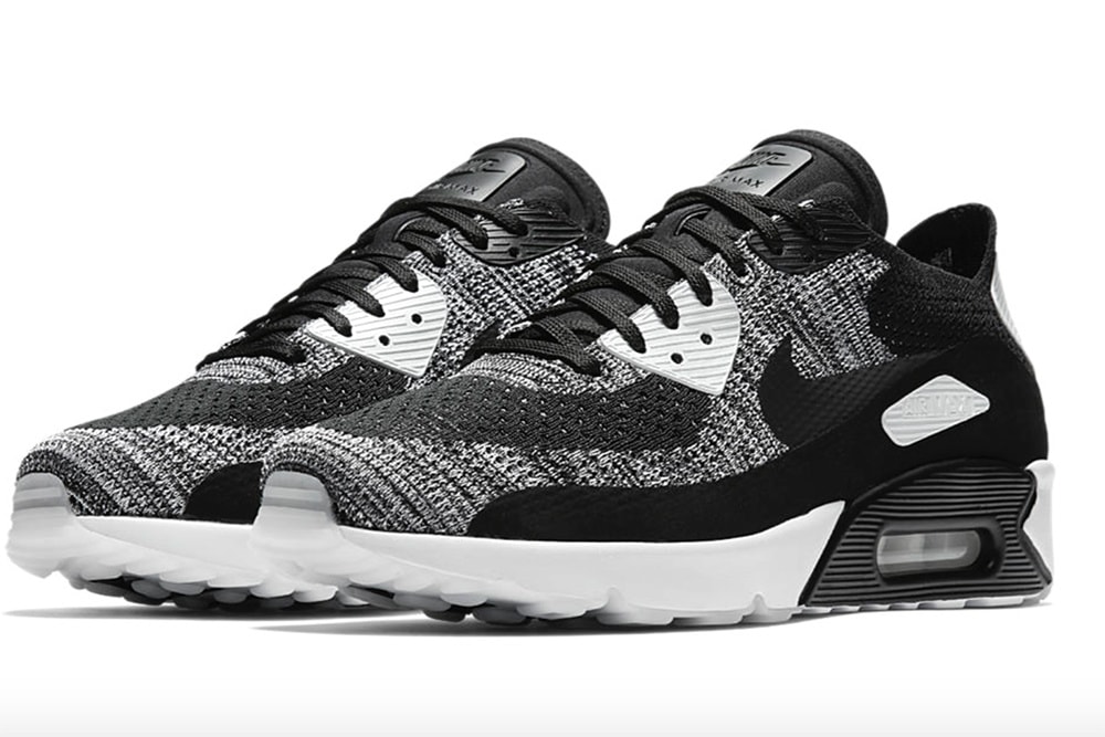 Nike Air Max 90 Ultra 2.0 Flyknit Black and White