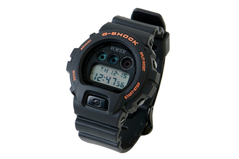PORTER x G-SHOCK DW-6900 香港上架情報