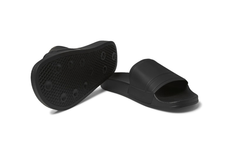 Raf Simons x adidas Adilette All-Black