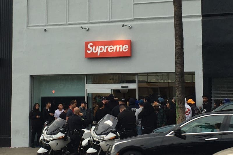 Supreme 洛杉磯店春夏系列首賣排隊盛況