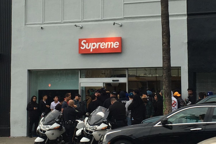 Supreme 洛杉磯店春夏系列首賣排隊盛況