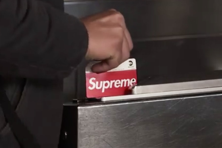 Supreme Teaser Video Subway MetroCard