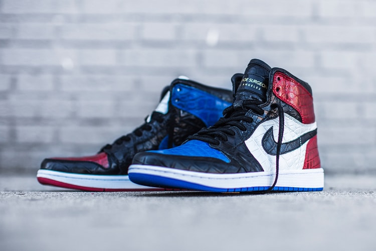 The Shoe Surgeon 打造 Air Jordan 1「Top 3」鱷魚皮客製版本