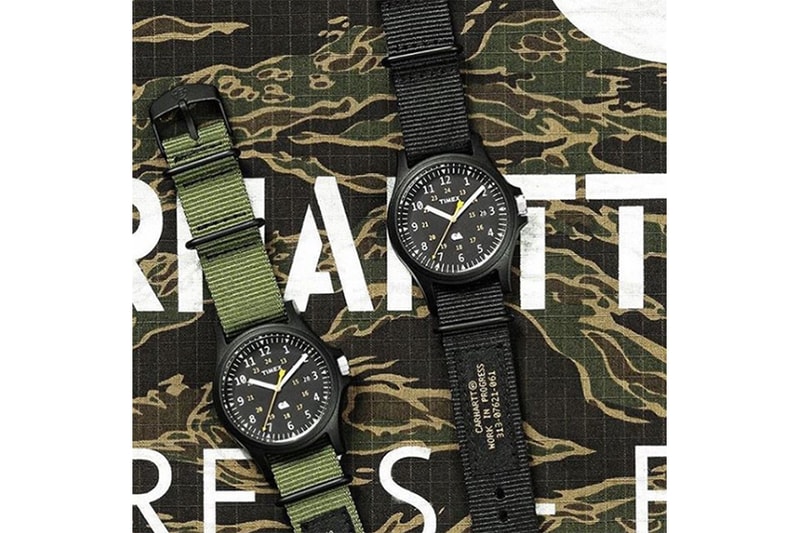 Carhartt WIP x TIMEX 軍裝腕錶即將推出