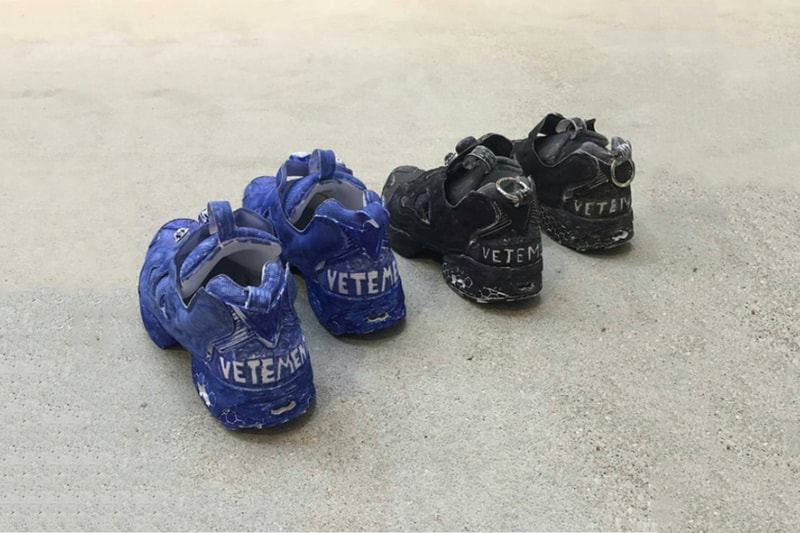 諜照流出－VETEMENTS x Reebok Insta Pump Fury 秋冬塗鴉再現