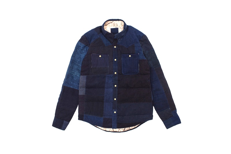 visvim Indigo Patchwork Down Jackets
