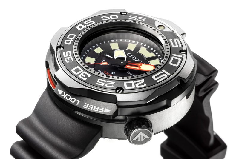 Citizen 首款光動能千米深潛 Eco-Drive Professional Diver 1,000M
