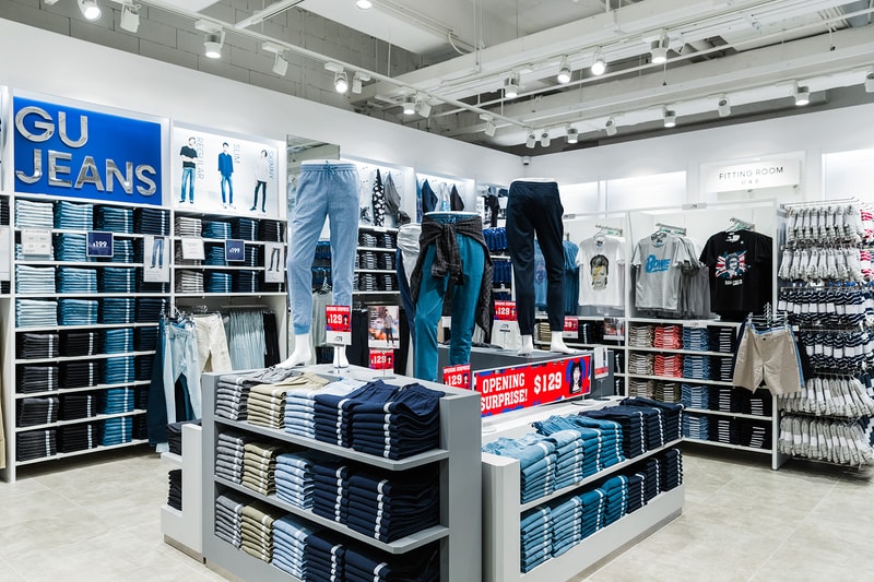 率先走進首間 GU 香港旗艦店