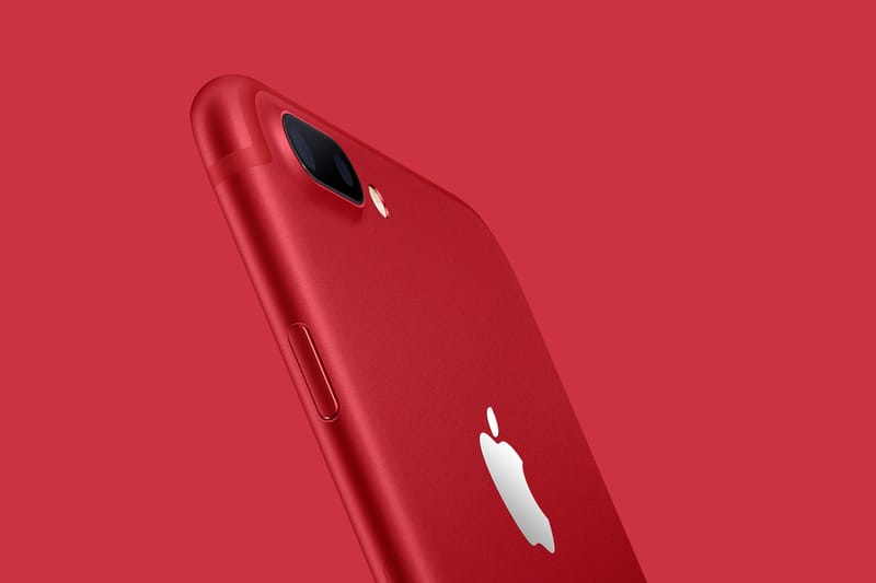 Apple 正式發佈 iPhone 7 (PRODUCT)RED 紅色特別版