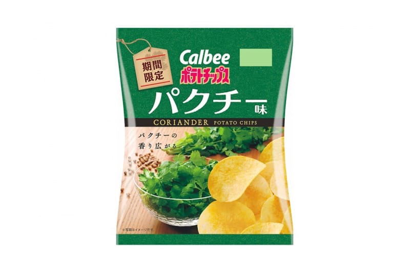 日本 Calbee 本周販售期間限定「芫荽」味薯片